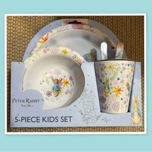Peter Rabbit 5-Piece Kids Set ~ New